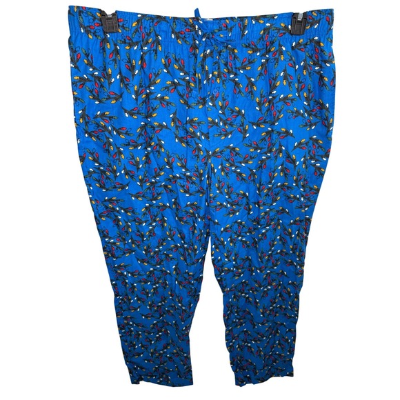 Goodfellow & Co Other - Goodfellow & Co Men's Flannel Pajama Pants Blue Christmas Lights XL New With Tag